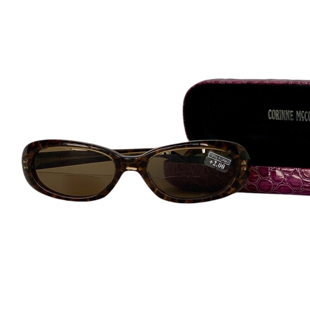 NEW Corrine McCormack Jackie 92207 Havana Gold 2.0 Readers Sunglasses - Picture 6 of 7